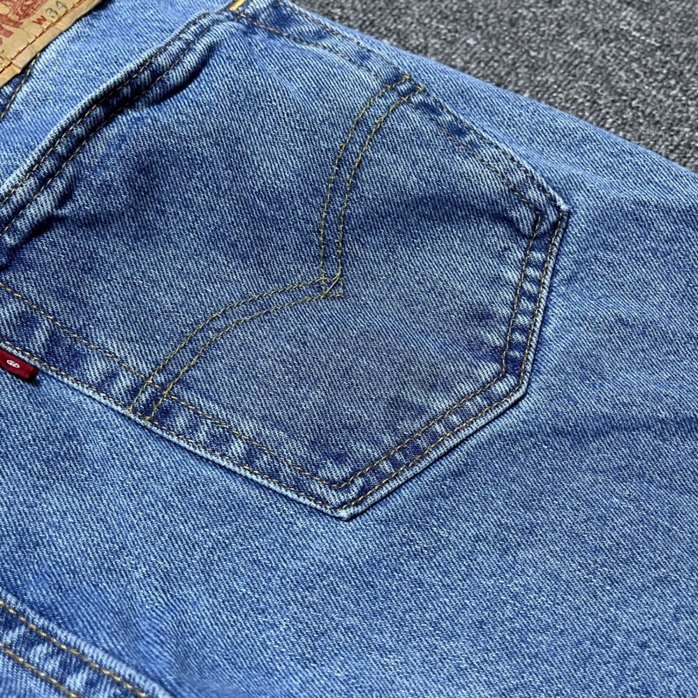 Levis 550 Relaxed Fit Jeans W34 L30 Blue Denim Medium Wash Mens 550-4834 - Picture 9 of 14